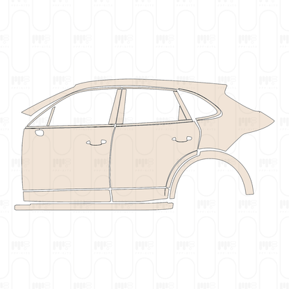Pre-Cut PPF Porsche Cayenne GTS 2023