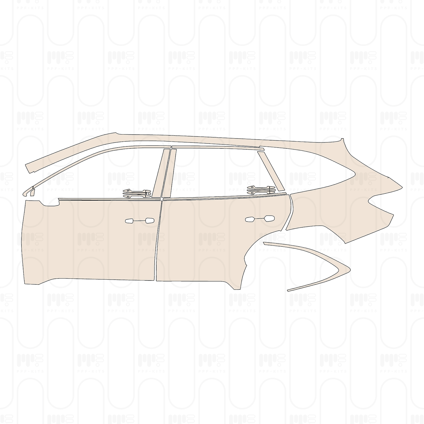 Pre-Cut PPF Subaru Outback (US) Limited 2023