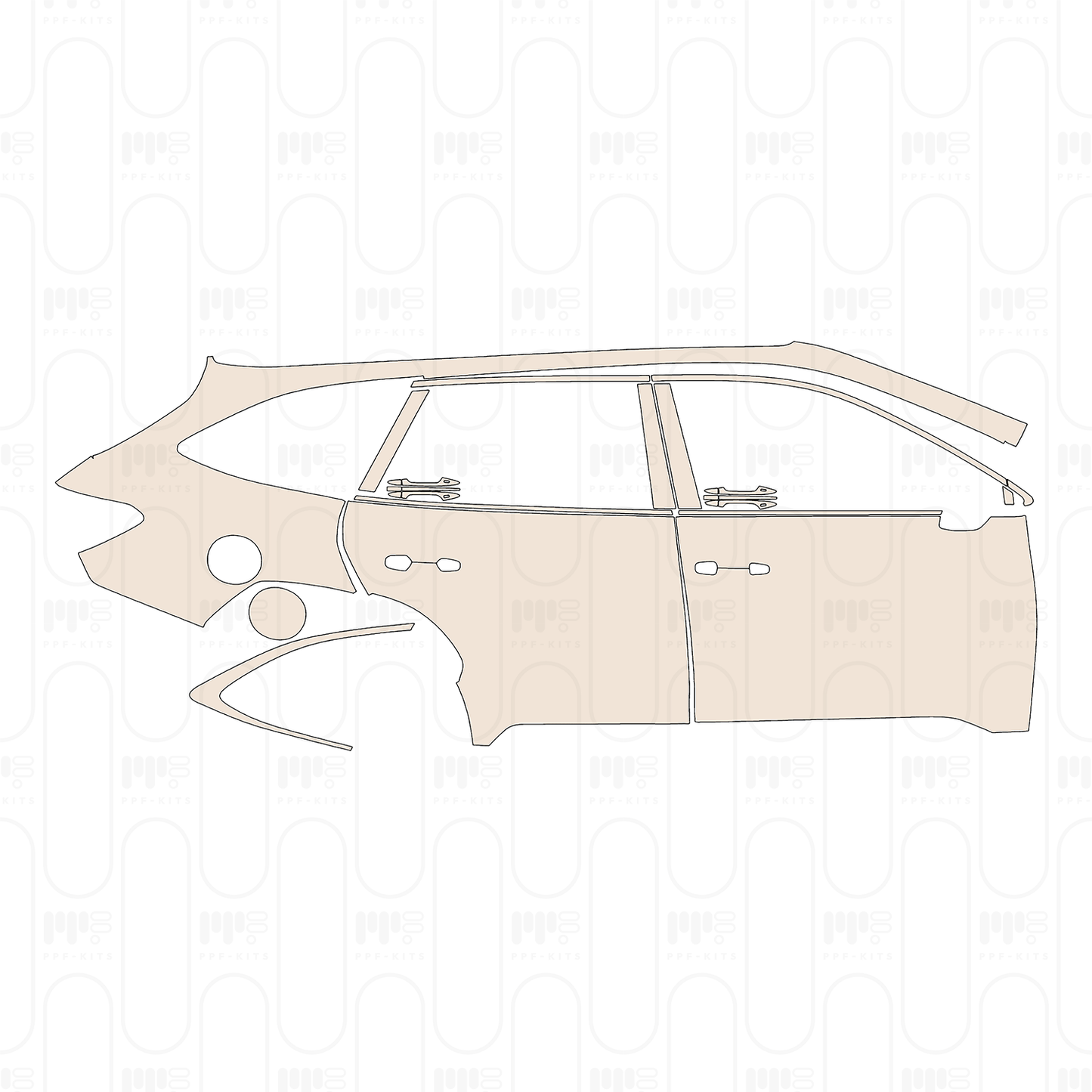 Pre-Cut PPF Subaru Outback (US) Limited 2023