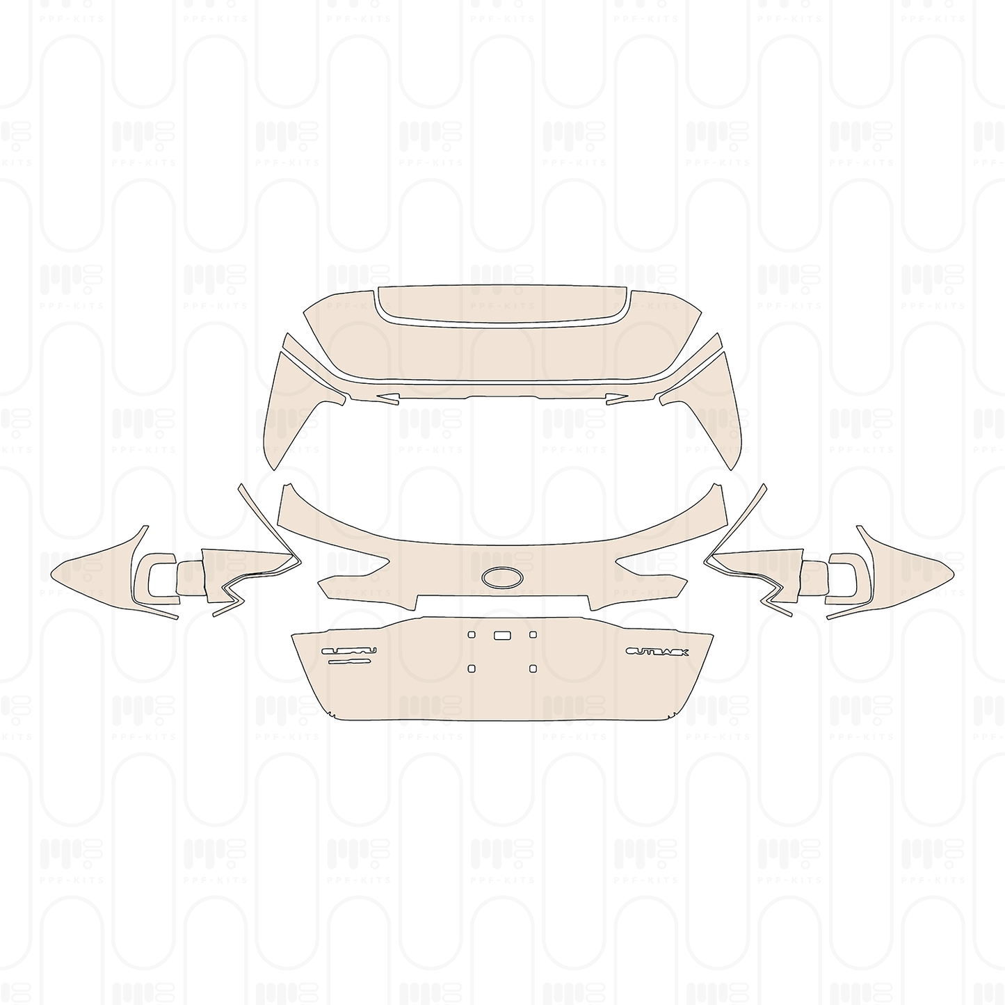 Pre-Cut PPF Subaru Outback (US) Limited 2023