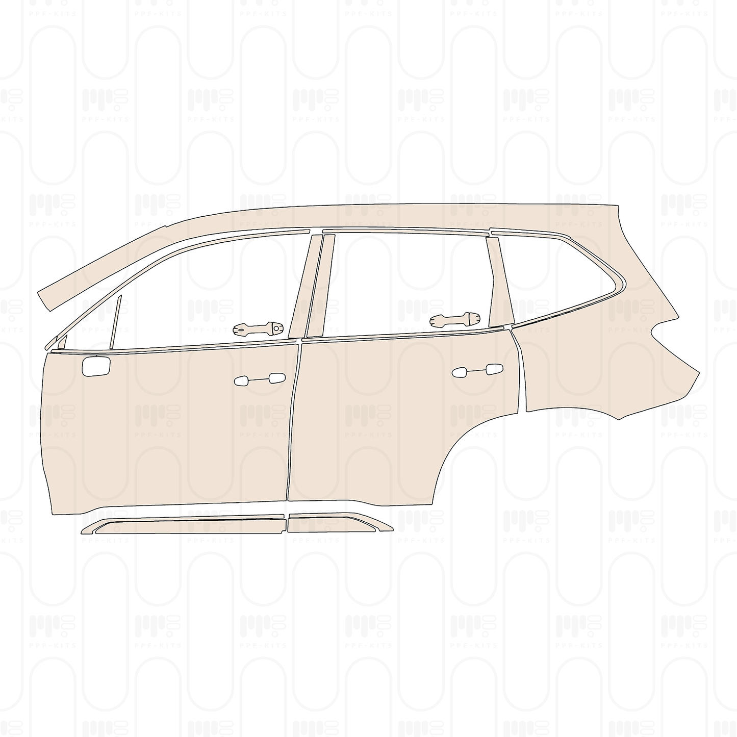 Pre-Cut PPF Subaru Forester (CN) 2023