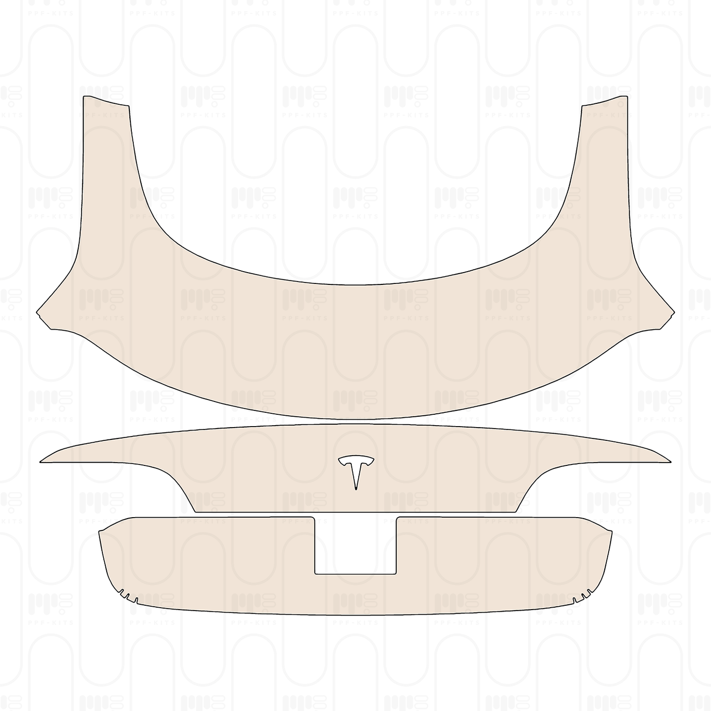 Pre-Cut PPF Tesla Model 3 2023
