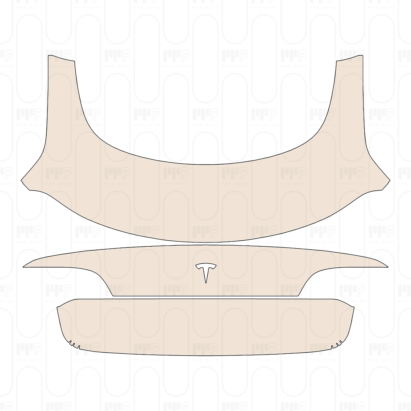 Pre-Cut PPF Tesla Model 3 2023