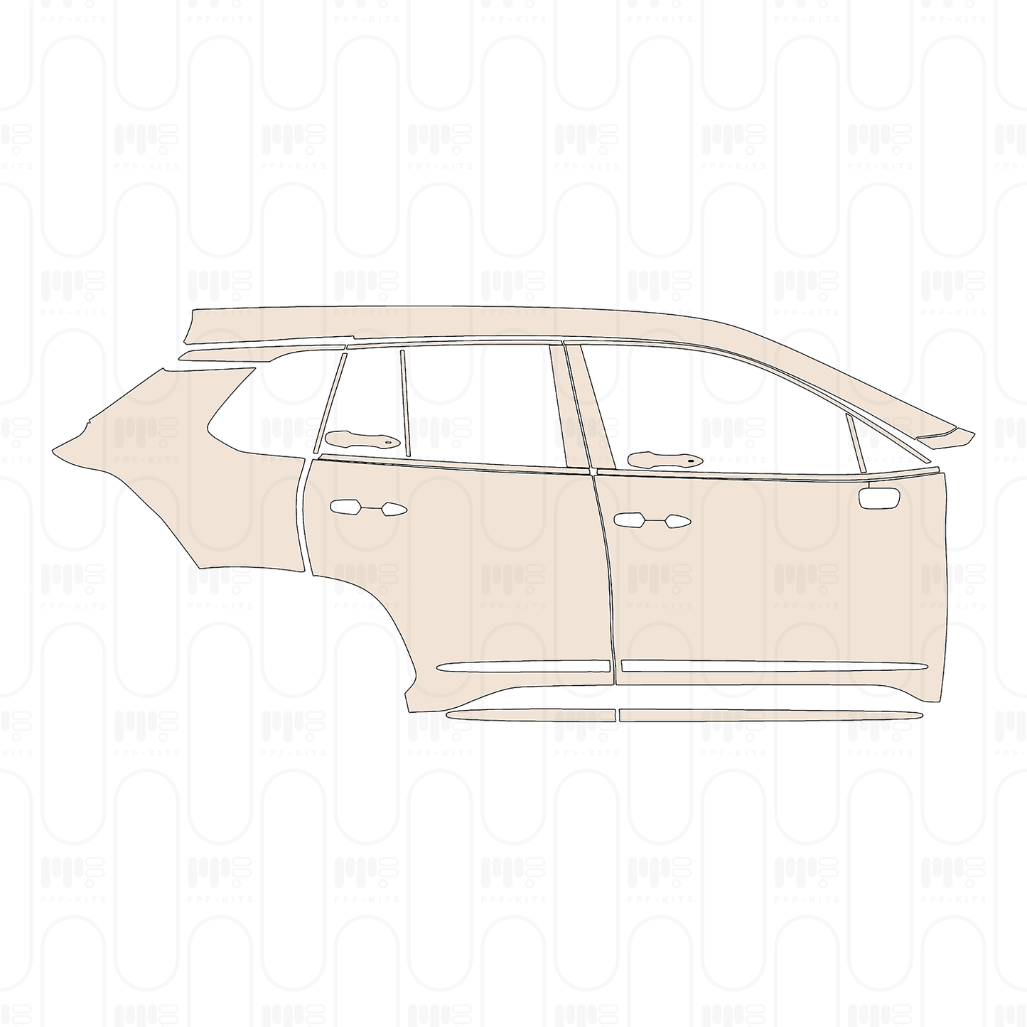 Pre-Cut PPF Toyota Corolla Cross (CN) 2023