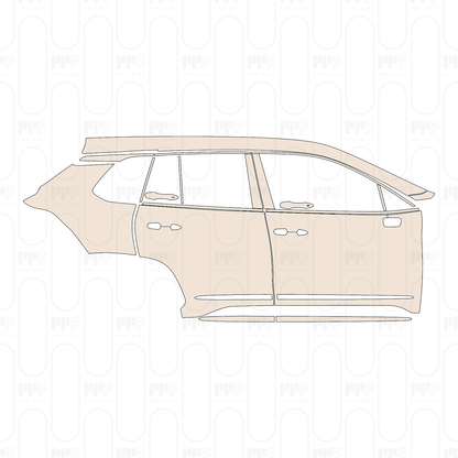 Pre-Cut PPF Toyota Corolla Cross (CN) 2023
