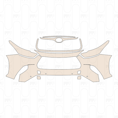 Pre-Cut PPF Toyota Highlander (US) Platinum 2023