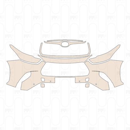 Pre-Cut PPF Toyota Highlander (US) Platinum 2023