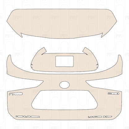 Pre-Cut PPF Toyota Highlander (CN) 2023