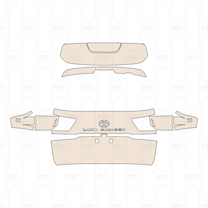 Pre-Cut PPF Toyota Land Cruiser Base 2023