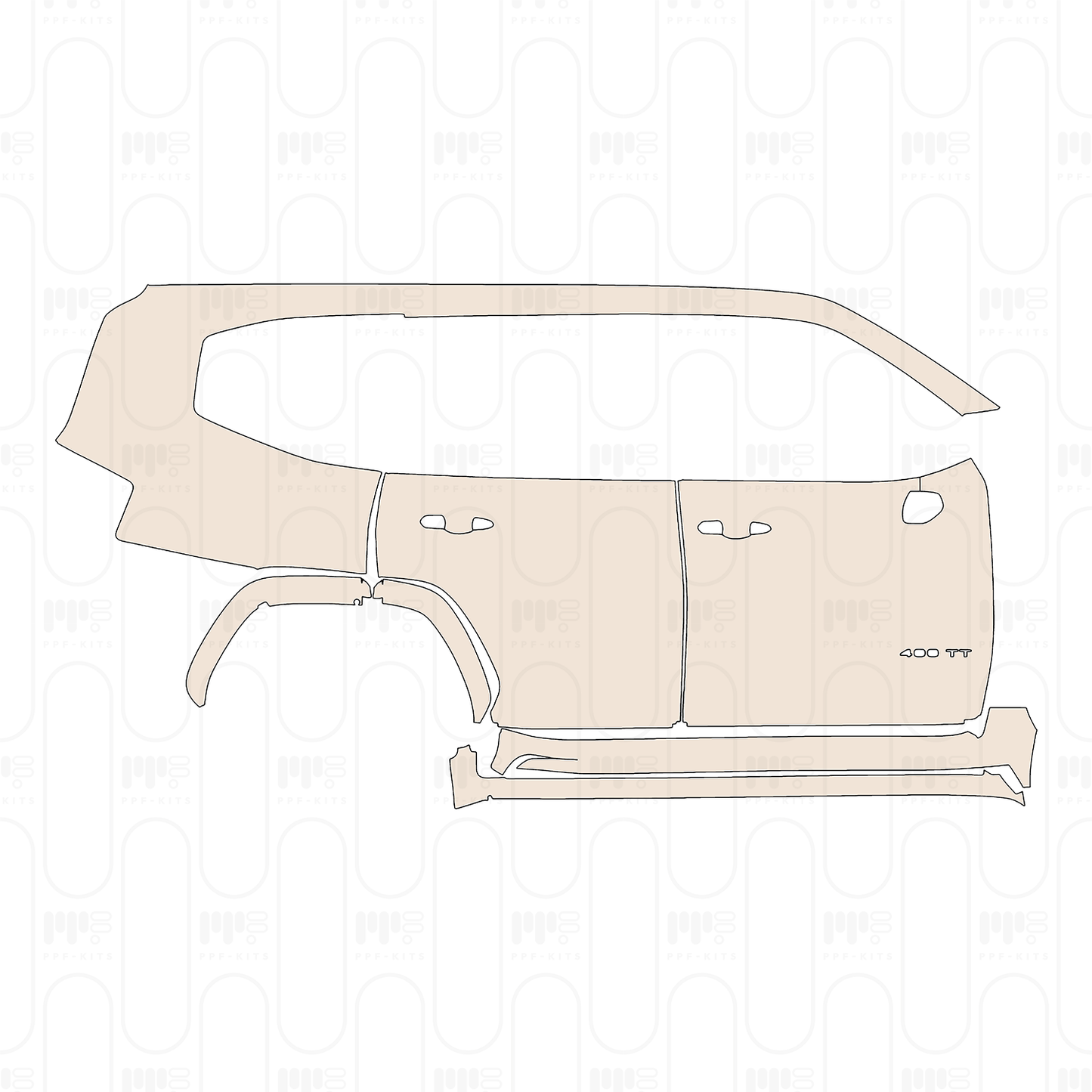 Pre-Cut PPF Toyota Land Cruiser (ME) GXR 2023