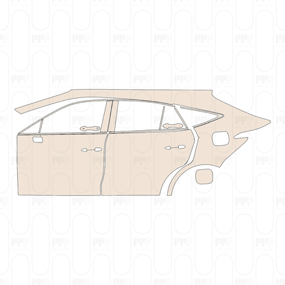 Pre-Cut PPF Toyota Venza (CN) 2023