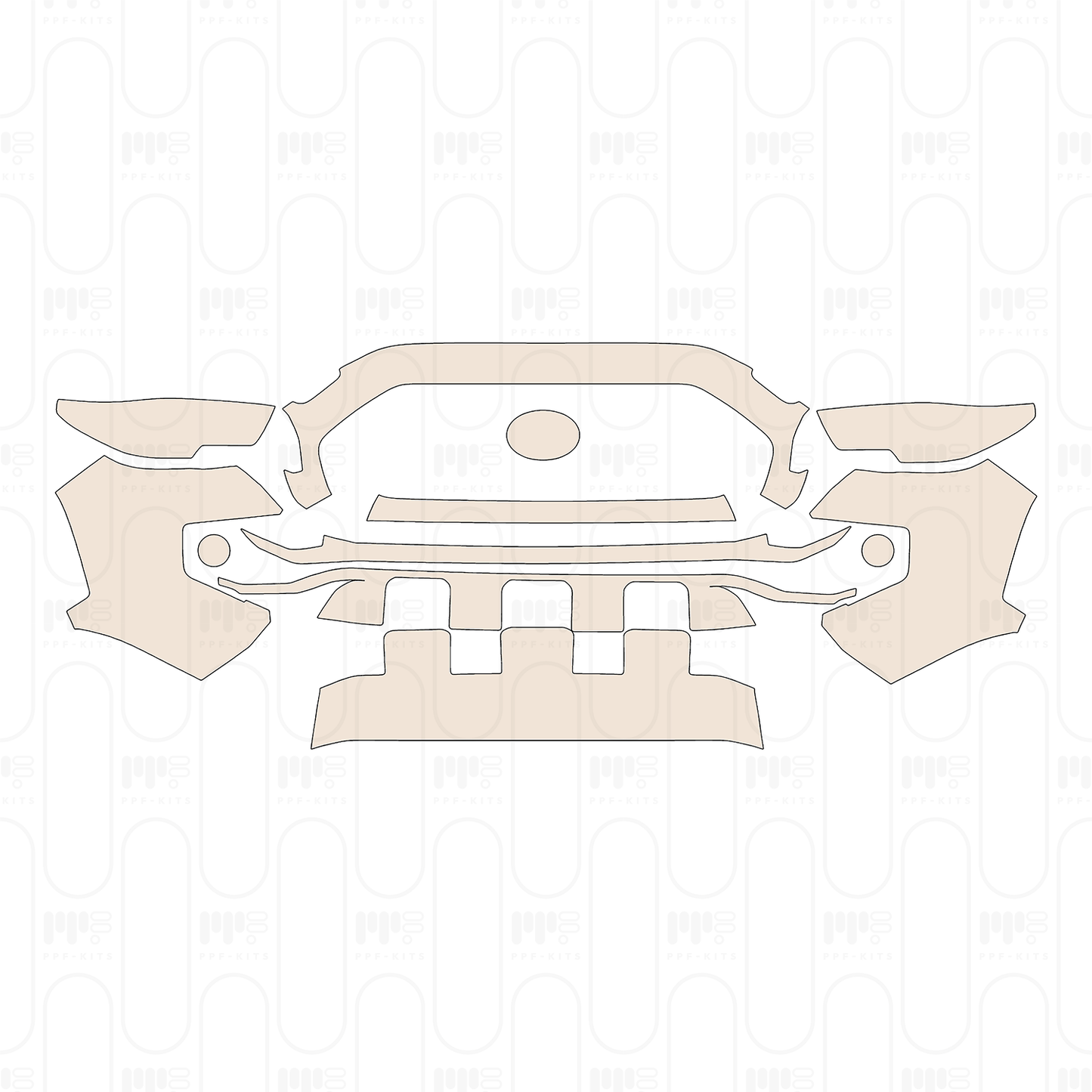 Pre-Cut PPF Toyota Tacoma Double Cab TRD Off-Road 2023