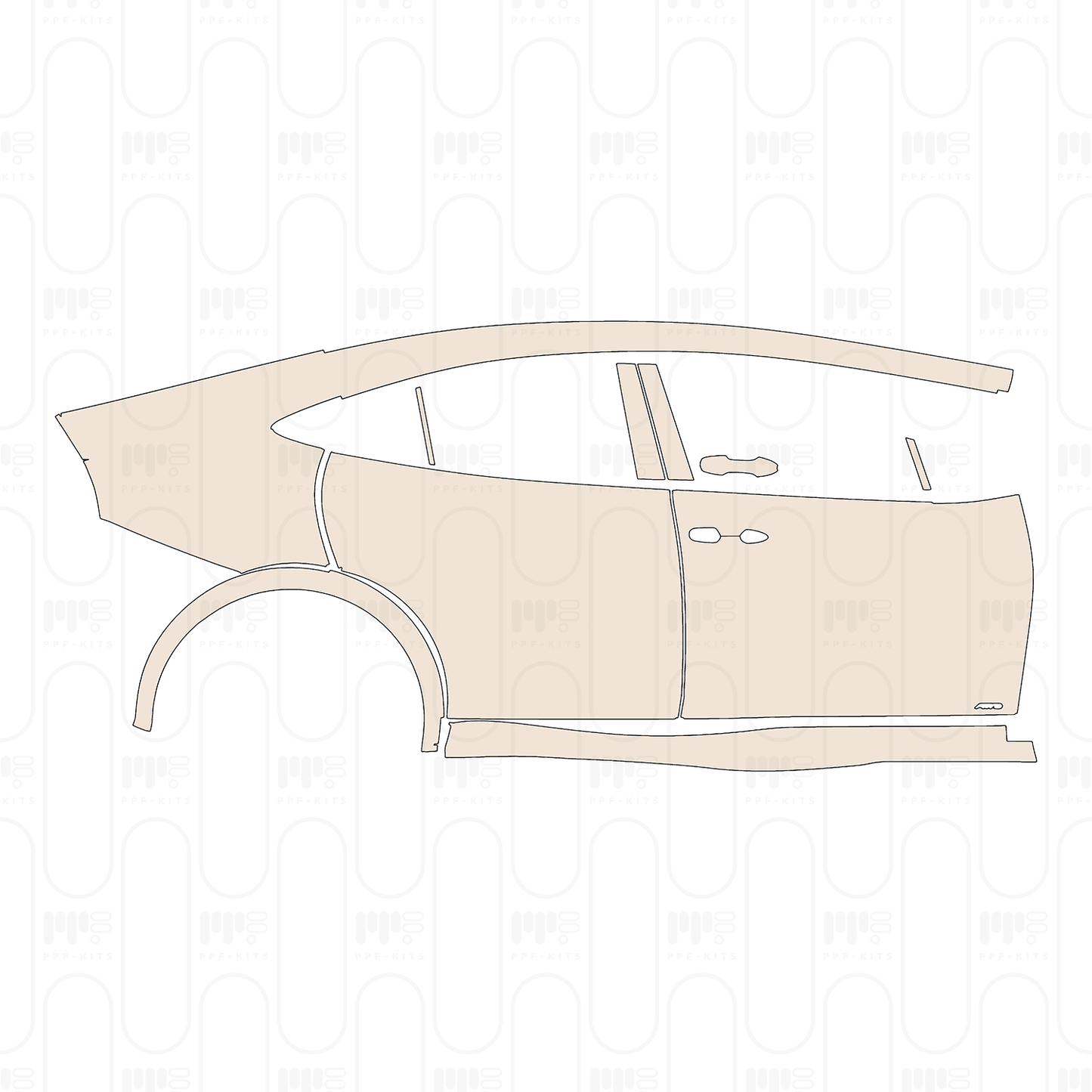 Pre-Cut PPF Toyota Prius (US) XLE 2023