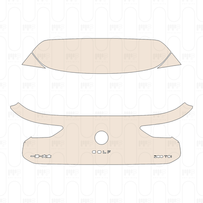 Pre-Cut PPF Volkswagen Golf Base 2023