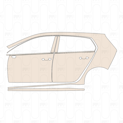 Pre-Cut PPF Volkswagen Golf GTI 2023