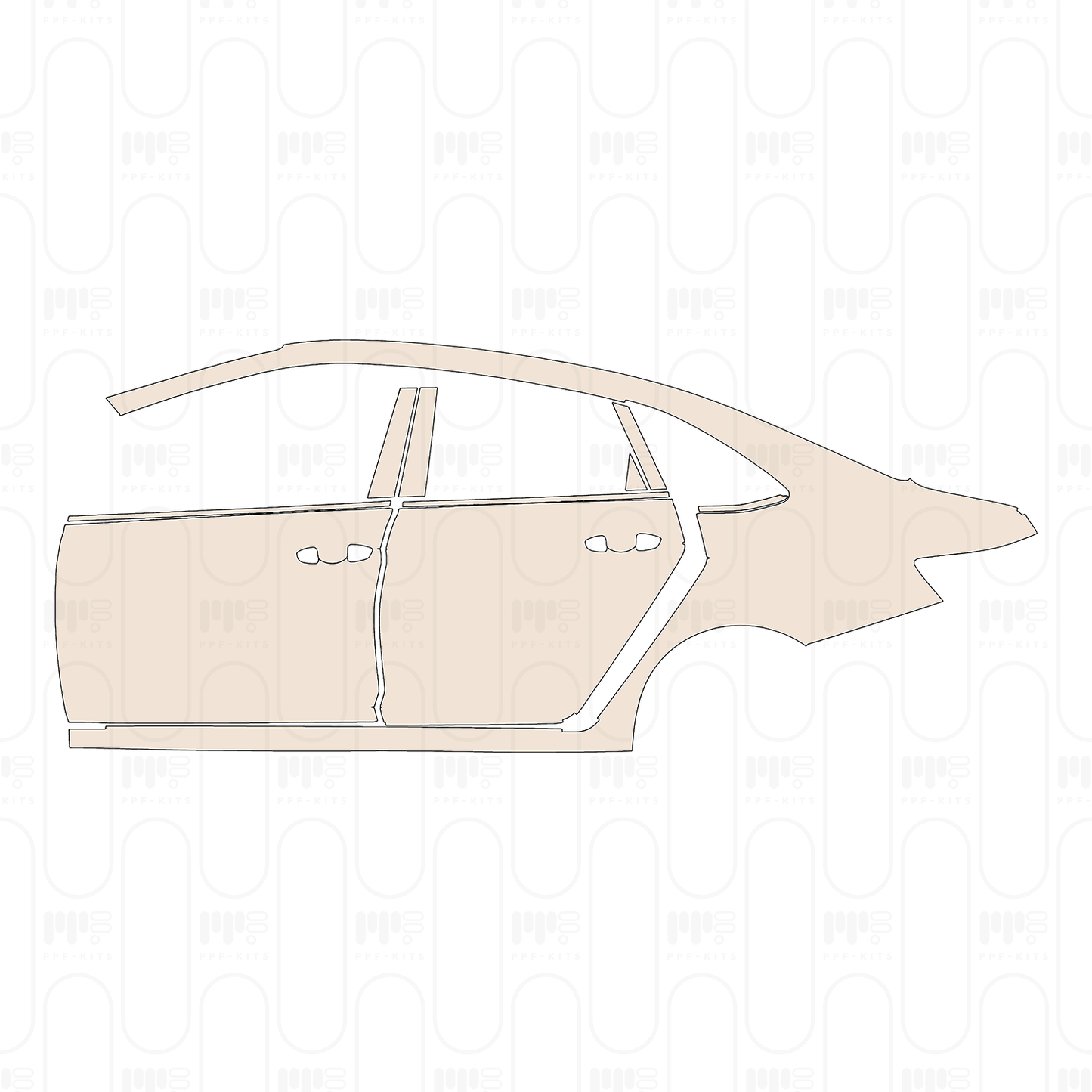 Pre-Cut PPF Volkswagen Jetta (US) SE 2023