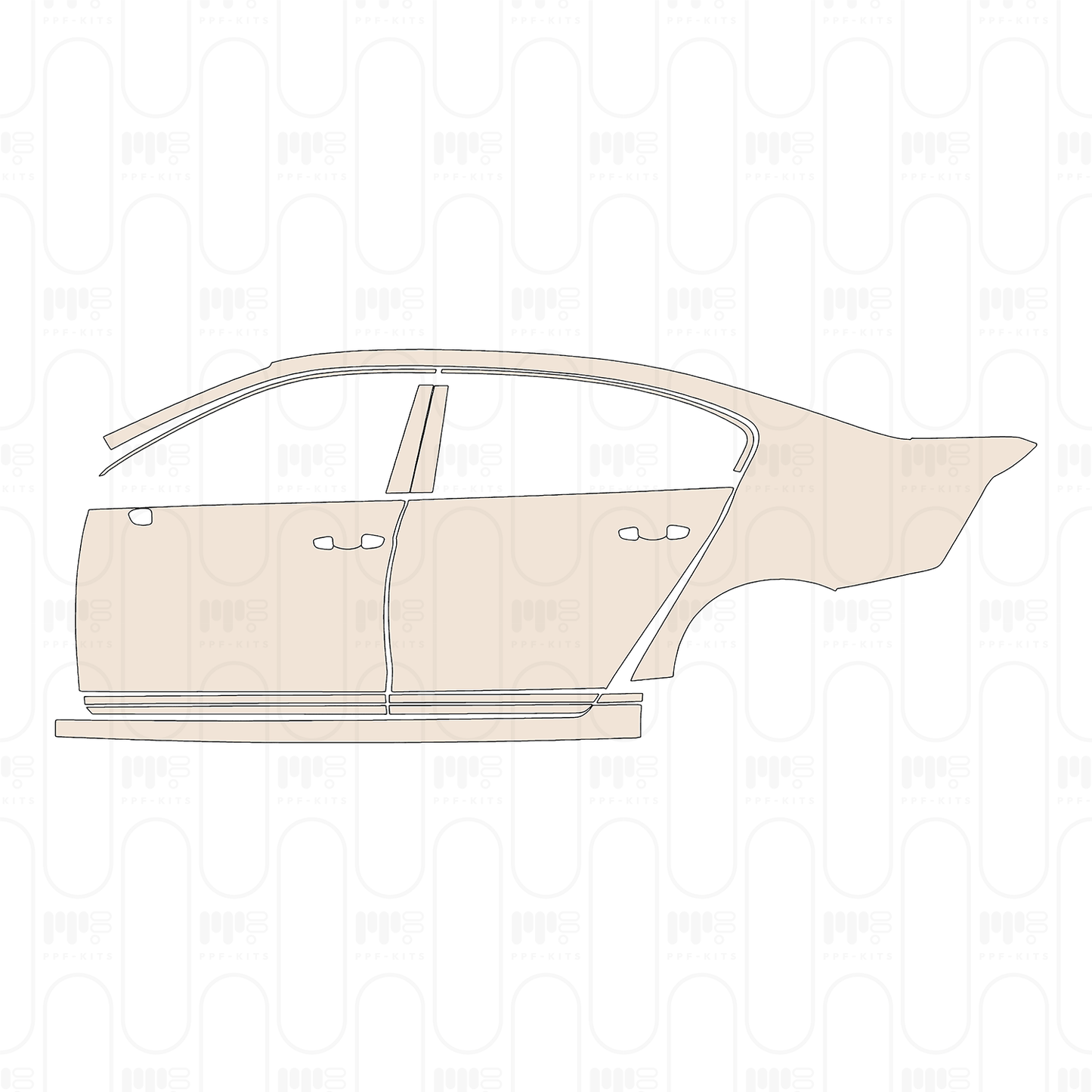 Pre-Cut PPF Volkswagen Magotan 2023