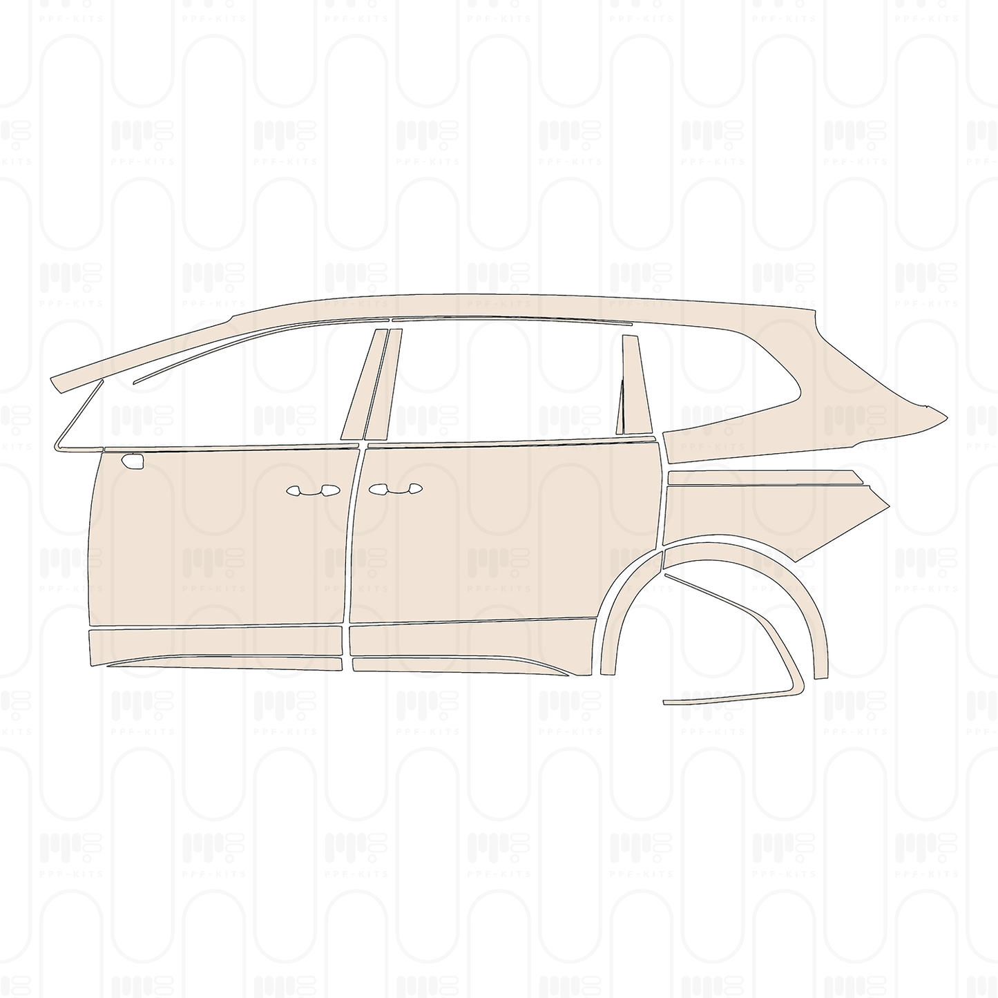 Pre-Cut PPF Volkswagen Viloran Luxury 2023
