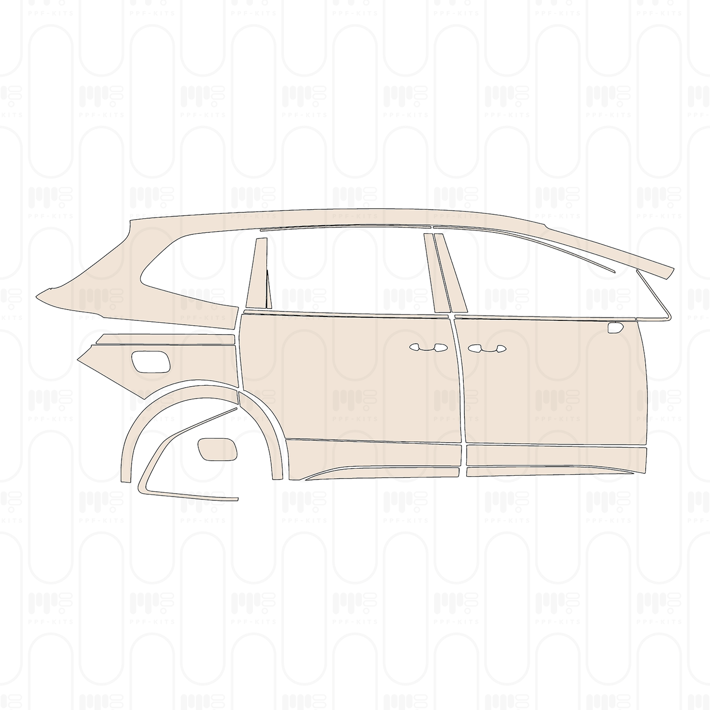 Pre-Cut PPF Volkswagen Viloran Luxury 2023
