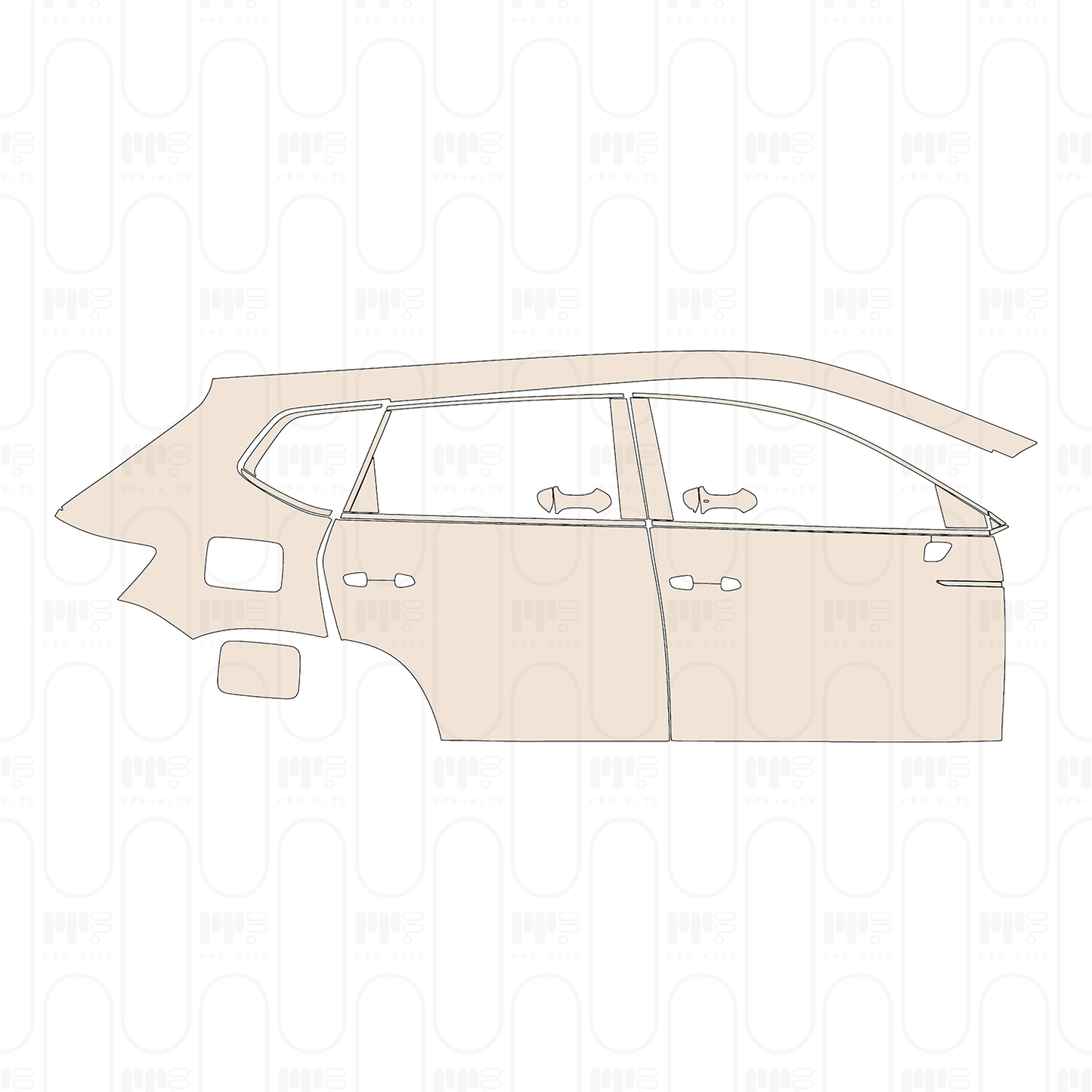 Pre-Cut PPF Volkswagen Taos (US) S 2023