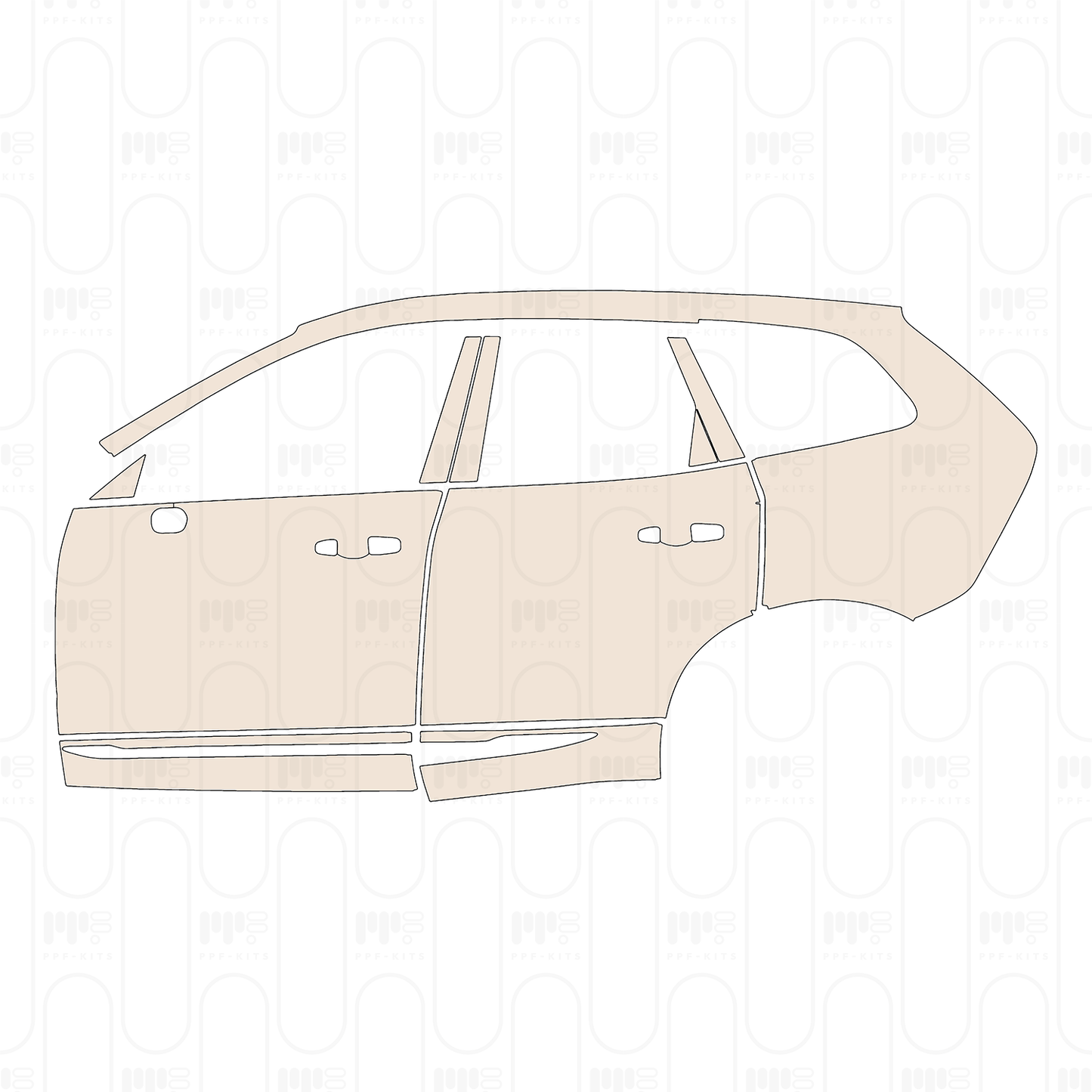 Pre-Cut PPF Volvo XC60 Recharge Inscription 2023