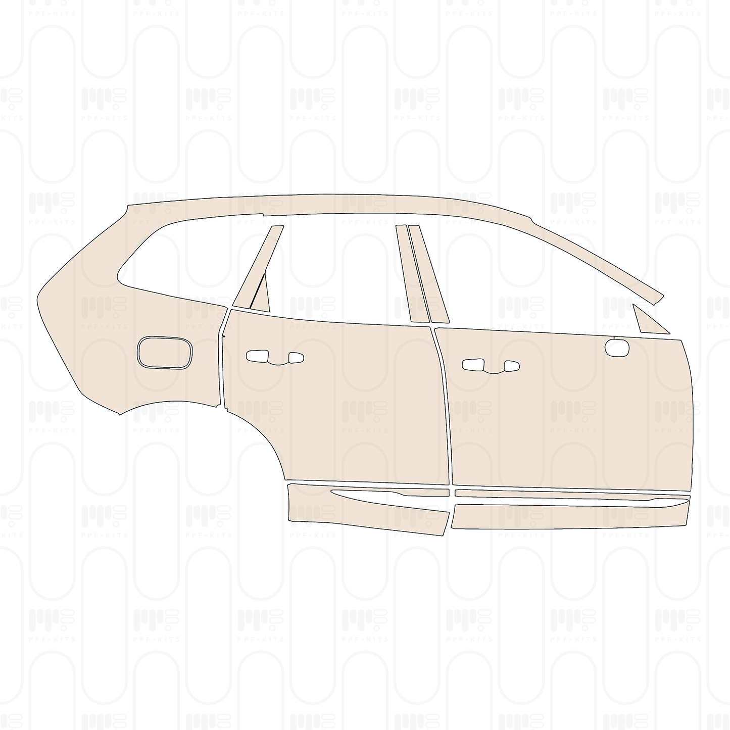 Pre-Cut PPF Volvo XC60 Recharge Inscription 2023