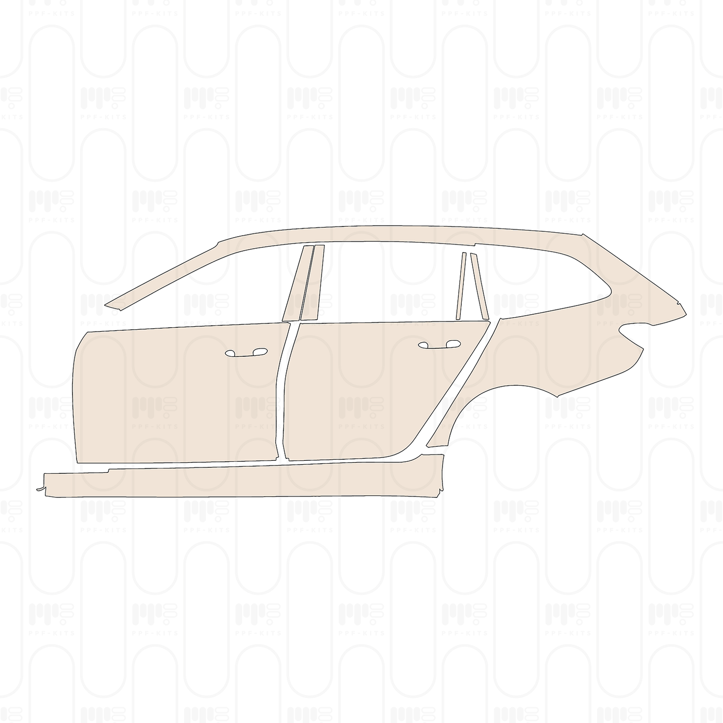 Pre-Cut PPF BMW 3 Series Touring M340i 2022