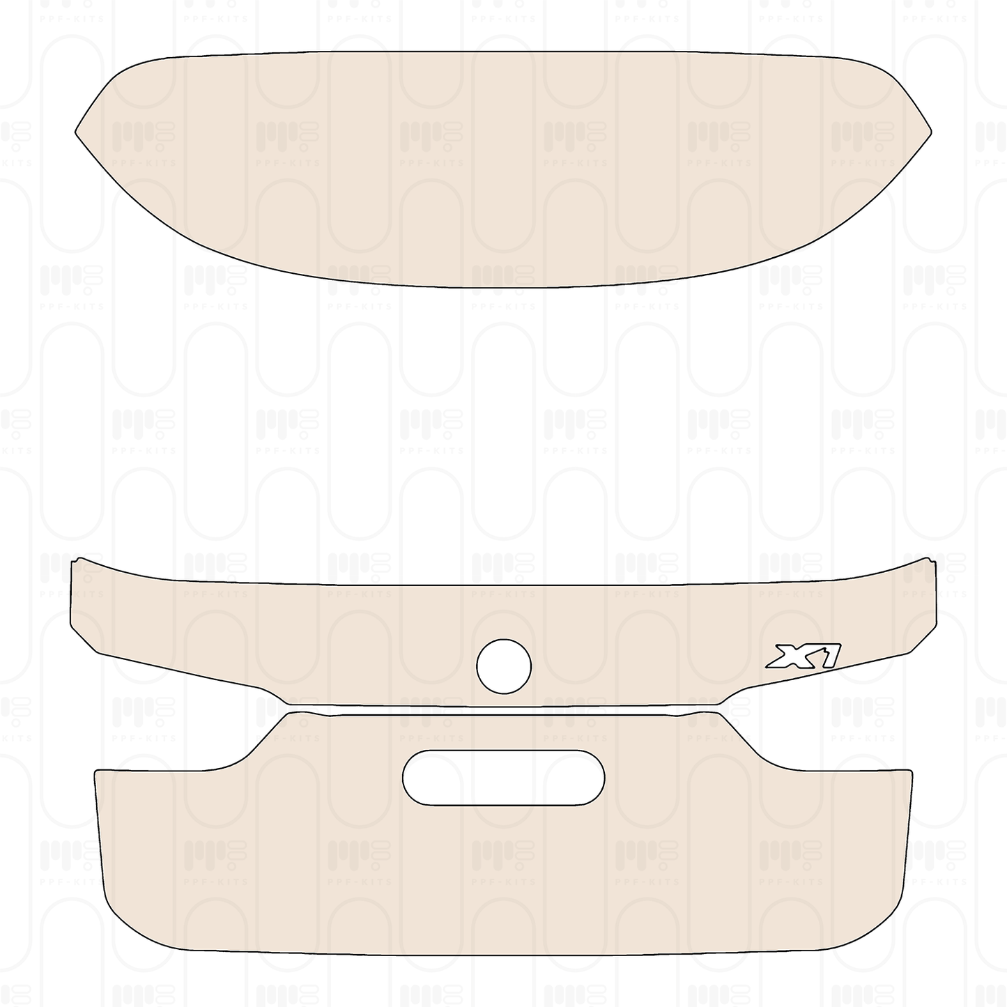 Pre-Cut PPF BMW X1 Extended Wheelbase Base 2022
