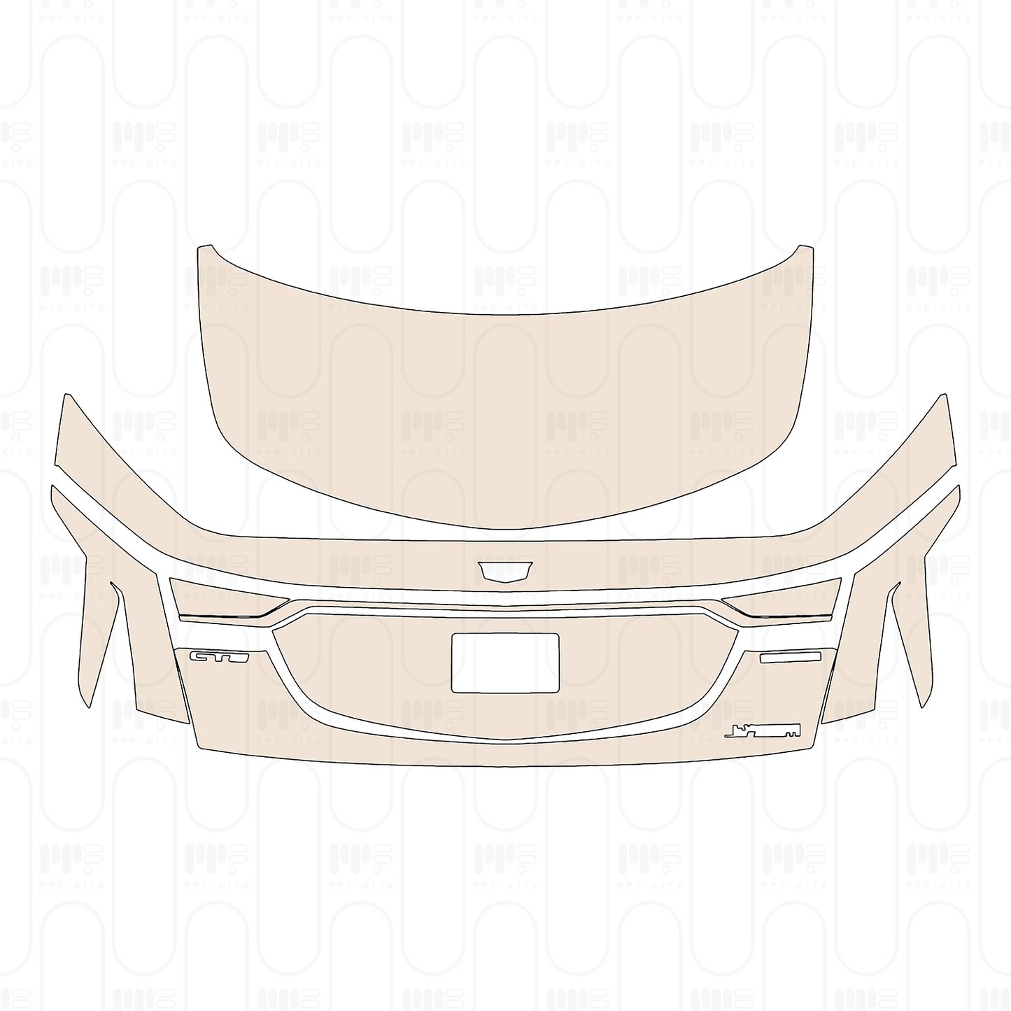Pre-Cut PPF Cadillac CT6 Platinum 2022