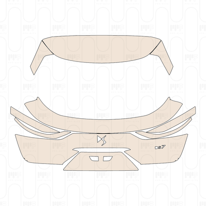 Pre-Cut PPF DS Automobiles DS 7 2022
