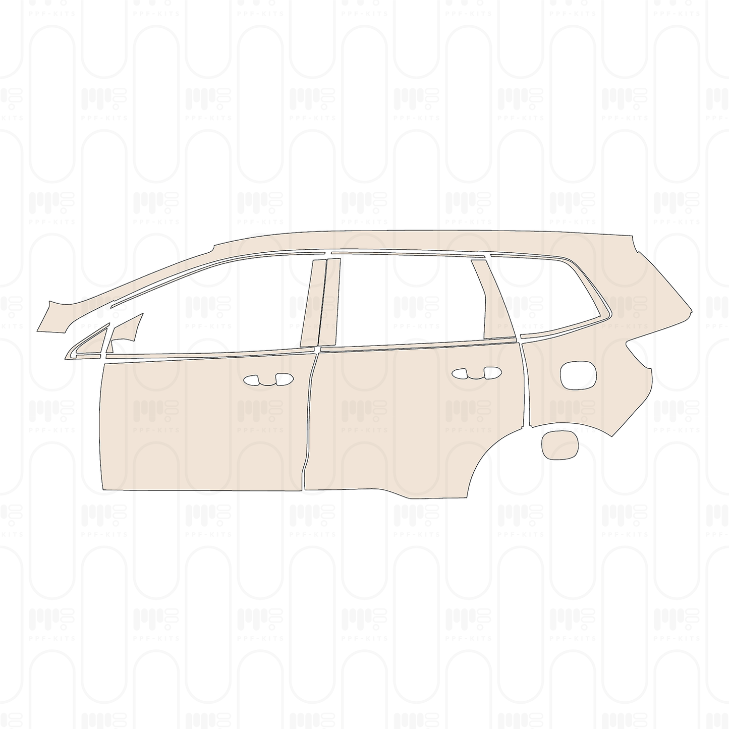 Pre-Cut PPF Ford EDGE Luxury 2022
