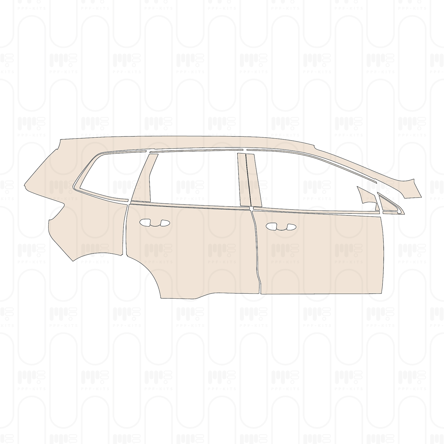 Pre-Cut PPF Ford EDGE Luxury 2022