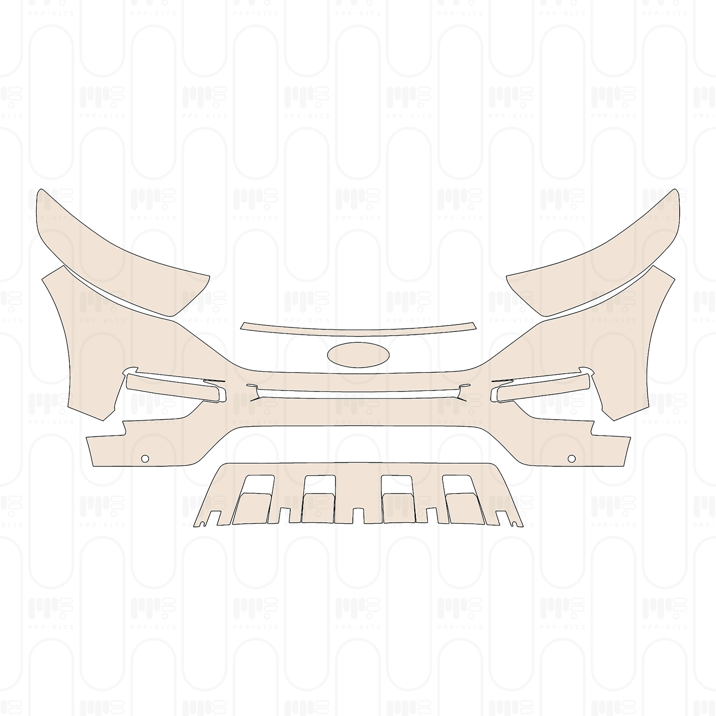 Pre-Cut PPF Ford Escape (US) S 2022