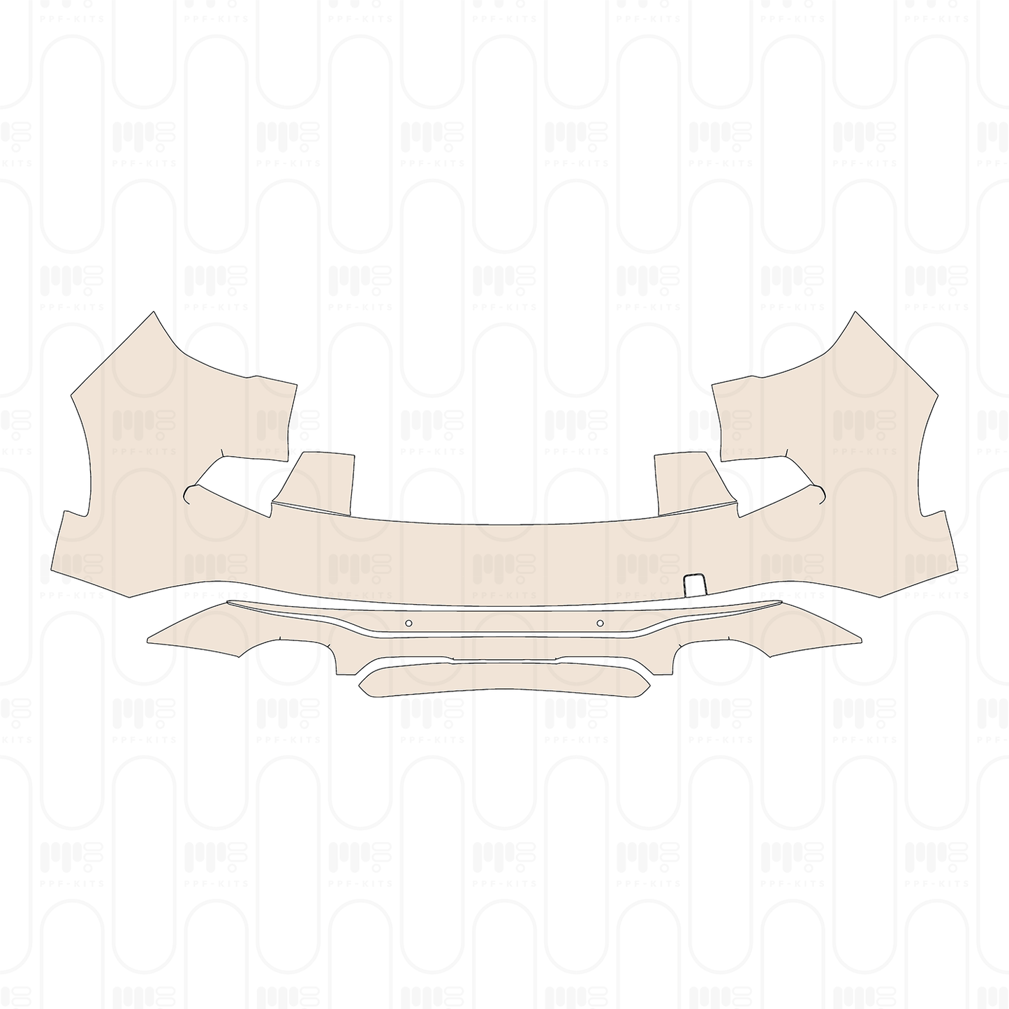 Pre-Cut PPF Ford Kuga ST-line 2022
