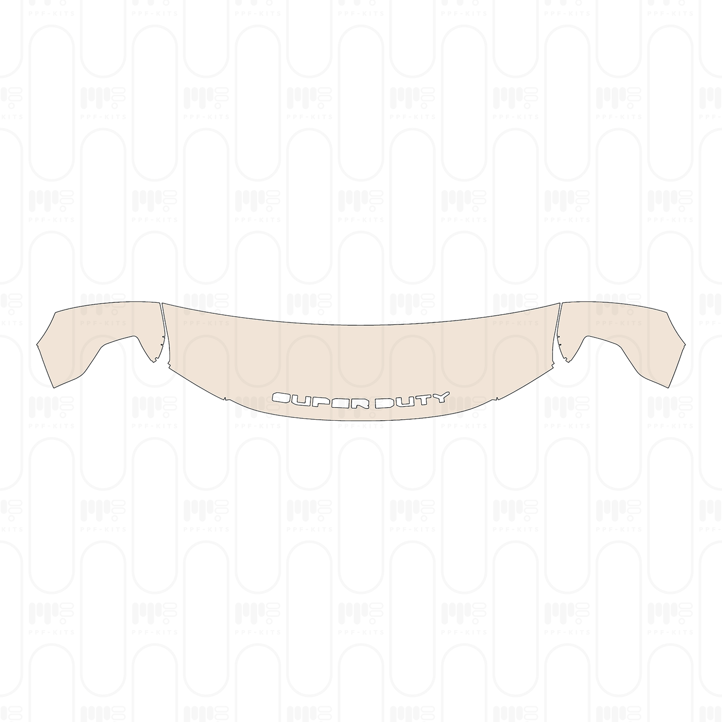 Pre-Cut PPF Ford Super Duty F-250 Crew Cab Lariat 2022