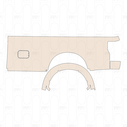 Pre-Cut PPF Ford Super Duty F-250 Crew Cab King Ranch 2022