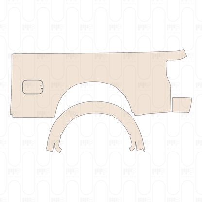 Pre-Cut PPF Ford Super Duty F-250 Crew Cab King Ranch 2022