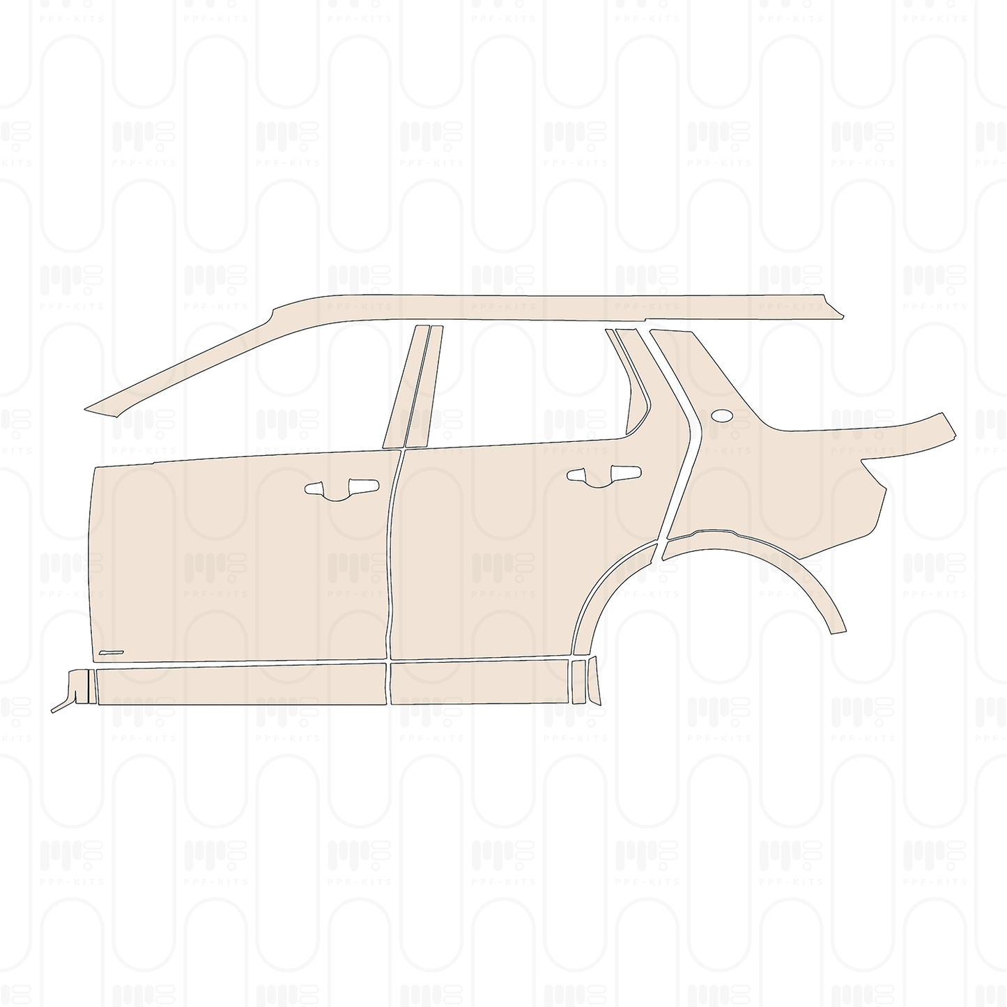 Pre-Cut PPF Land Rover Discovery Sport Base 2022