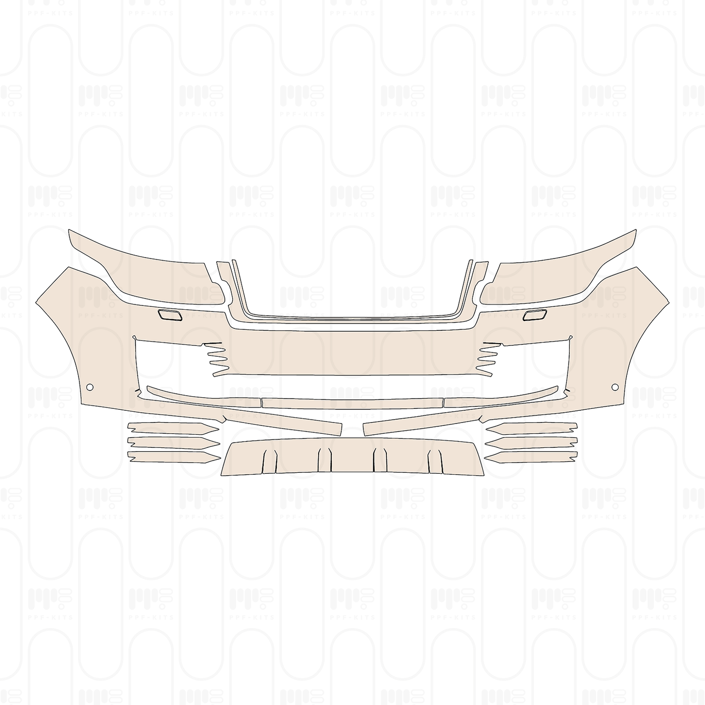 Pre-Cut PPF Land Rover Range Rover Standard Wheelbase Base 2022