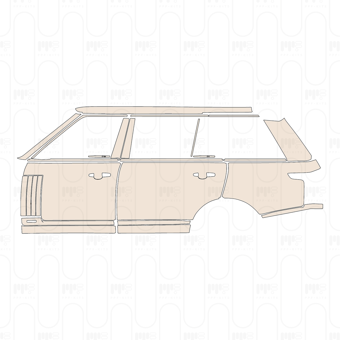 Pre-Cut PPF Land Rover Range Rover Extended Wheelbase Base 2022