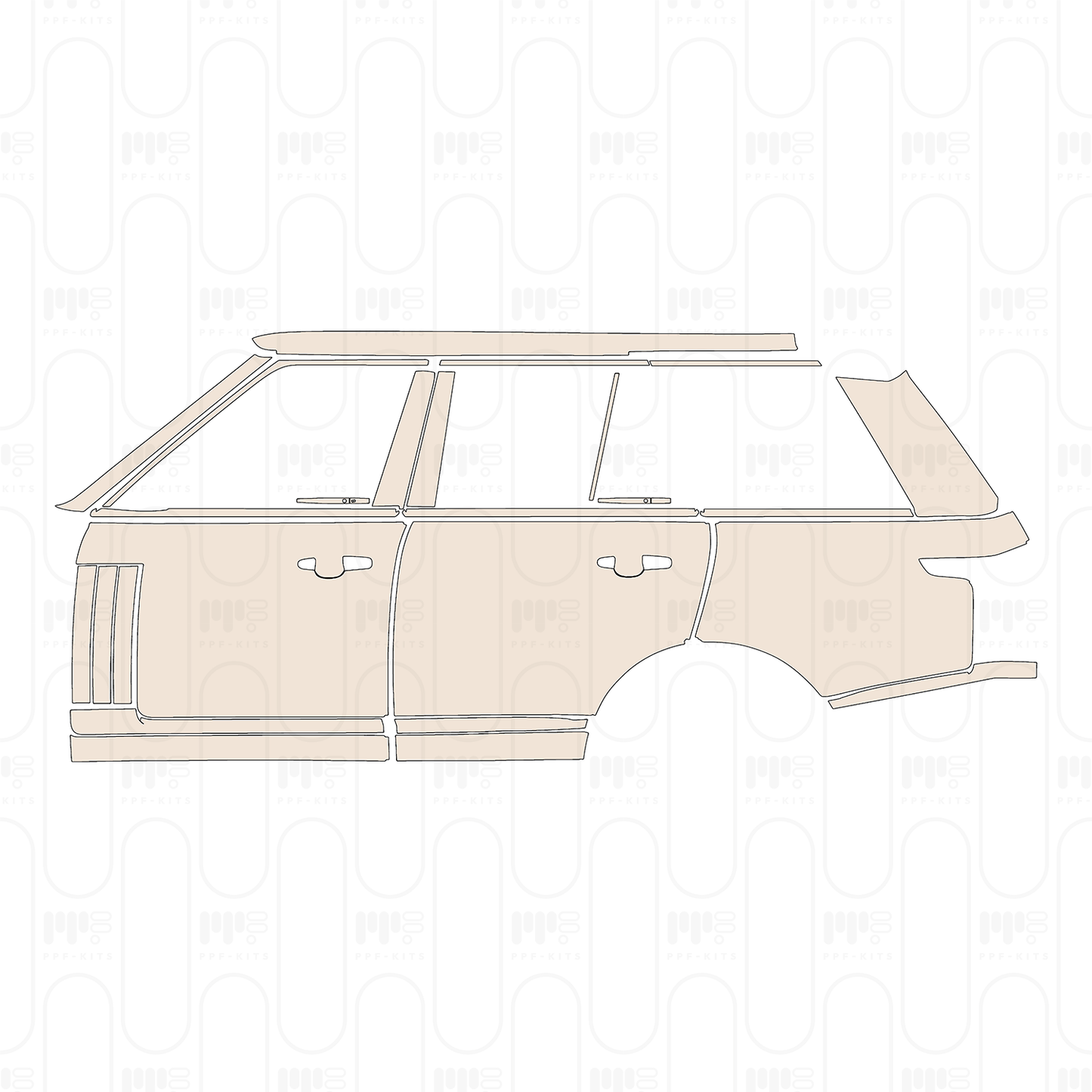 Pre-Cut PPF Land Rover Range Rover Standard Wheelbase SVAutobiography 2022