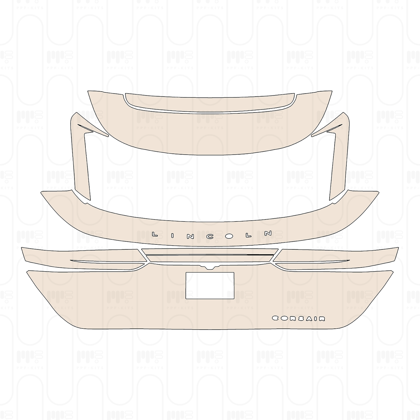 Pre-Cut PPF Lincoln Corsair 2022