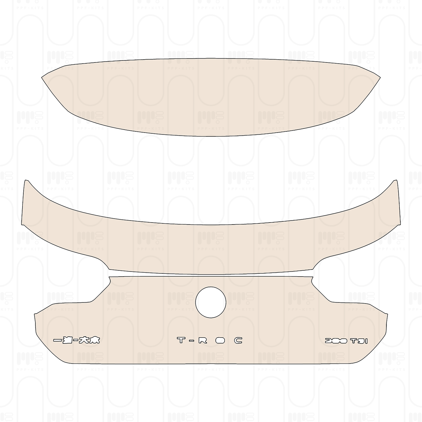 Pre-Cut PPF Volkswagen T-ROC Base 2022