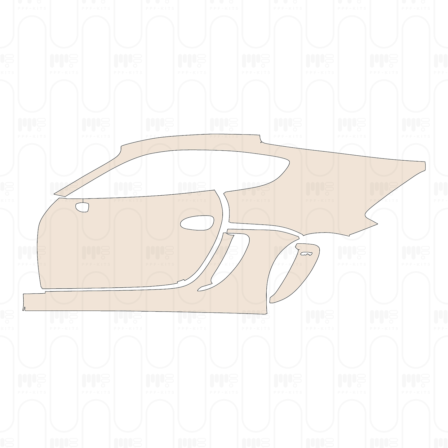 Pre-Cut PPF Porsche Cayman GT4 2016