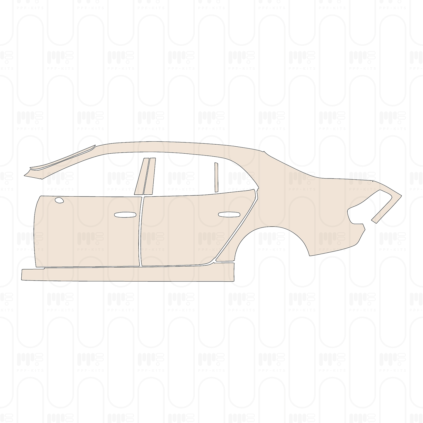 Pre-Cut PPF Bentley Flying Spur V8 2015