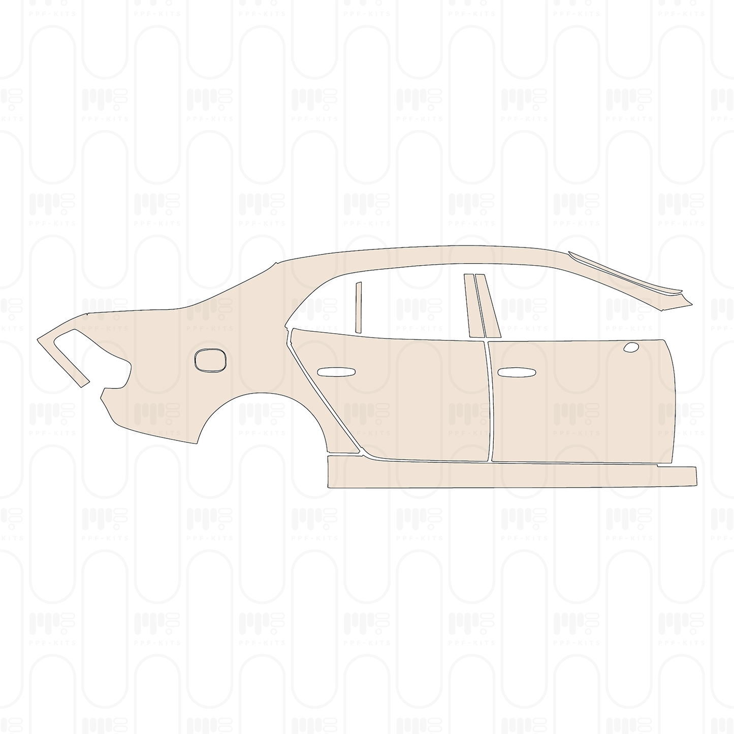 Pre-Cut PPF Bentley Flying Spur V8 2015