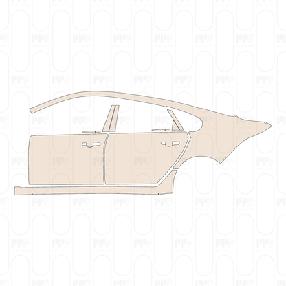 Pre-Cut PPF Jaguar XF XFL R-Sport 2019