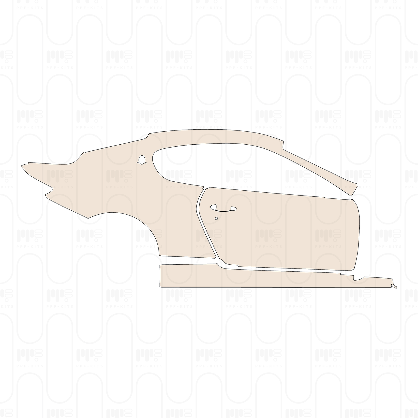 Pre-Cut PPF Maserati GranTurismo MC 2016