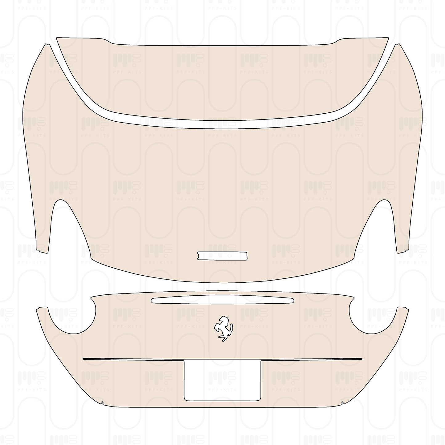 Pre-Cut PPF Ferrari California T 2015
