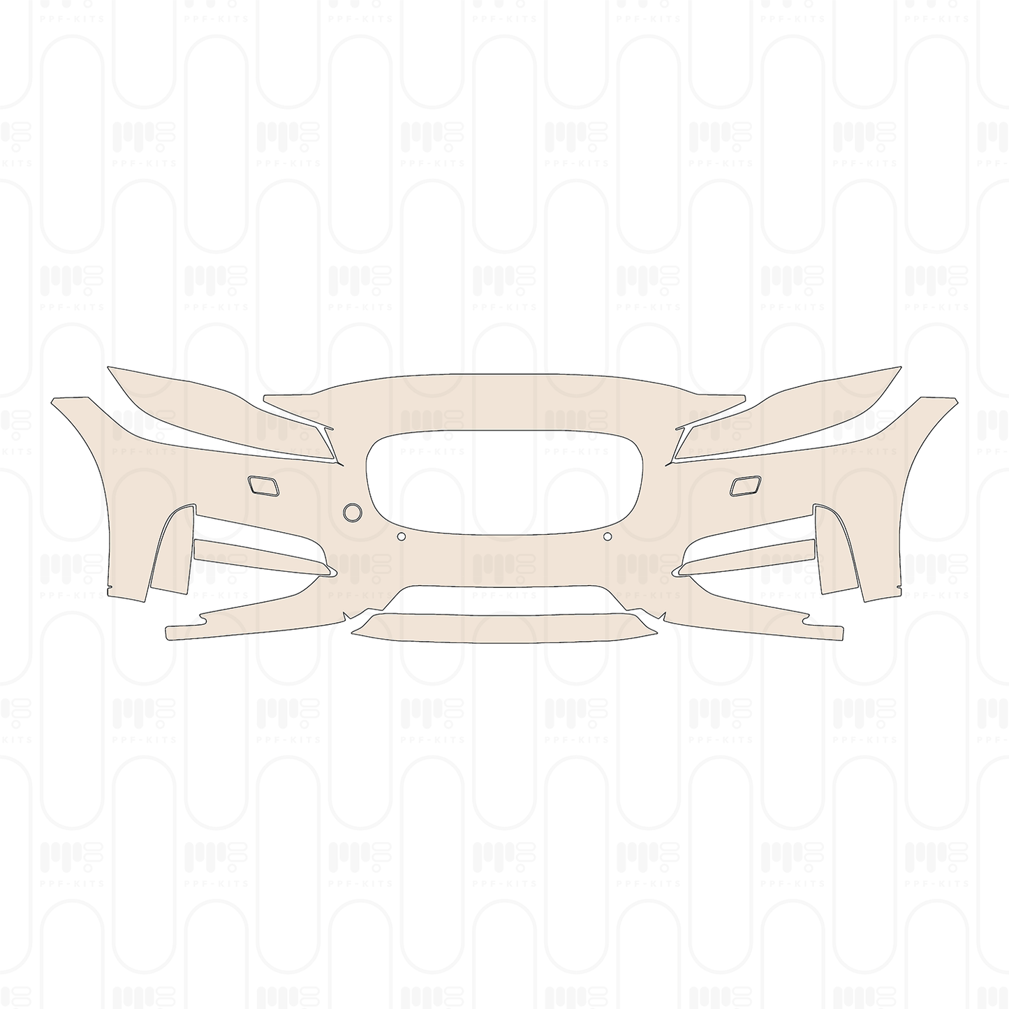 Pre-Cut PPF Jaguar XF R-Sport 2016